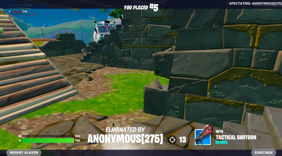 Fortnite Bug