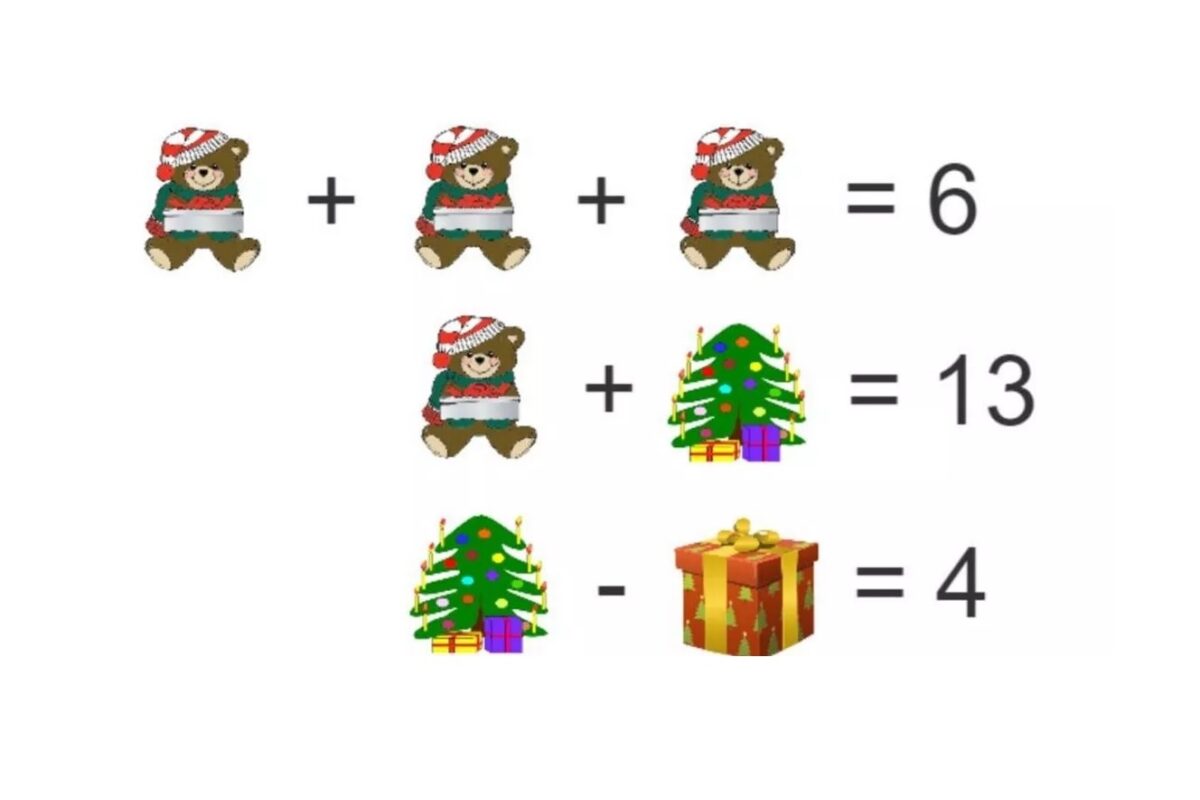 Χριστουγεννιάτικο μαθηματικό παζλ