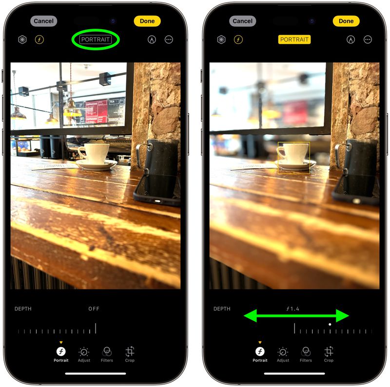 iPhone 15 Apple φωτογραφίες πορτρέτο επεξεργασία