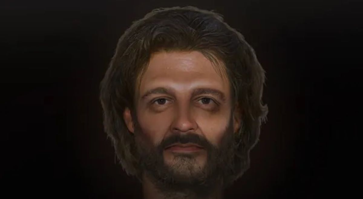 Η τελική ανακατασκευή του προσώπου ενός Ρωμαίου σκλάβου που έζησε πριν από 1.700 χρόνια στην Βρετανία.