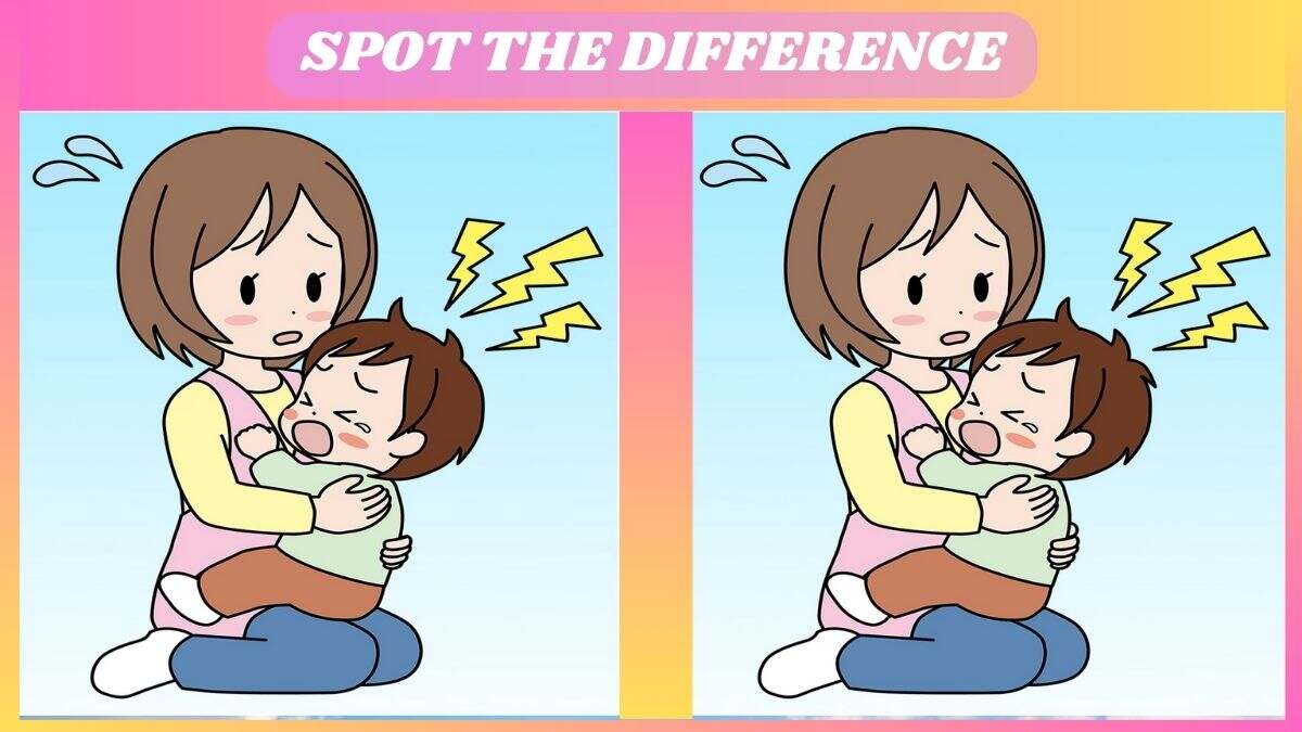 τεστ παρατηρητικότητας «Βρες τις διαφορές» μητέρα μωρό