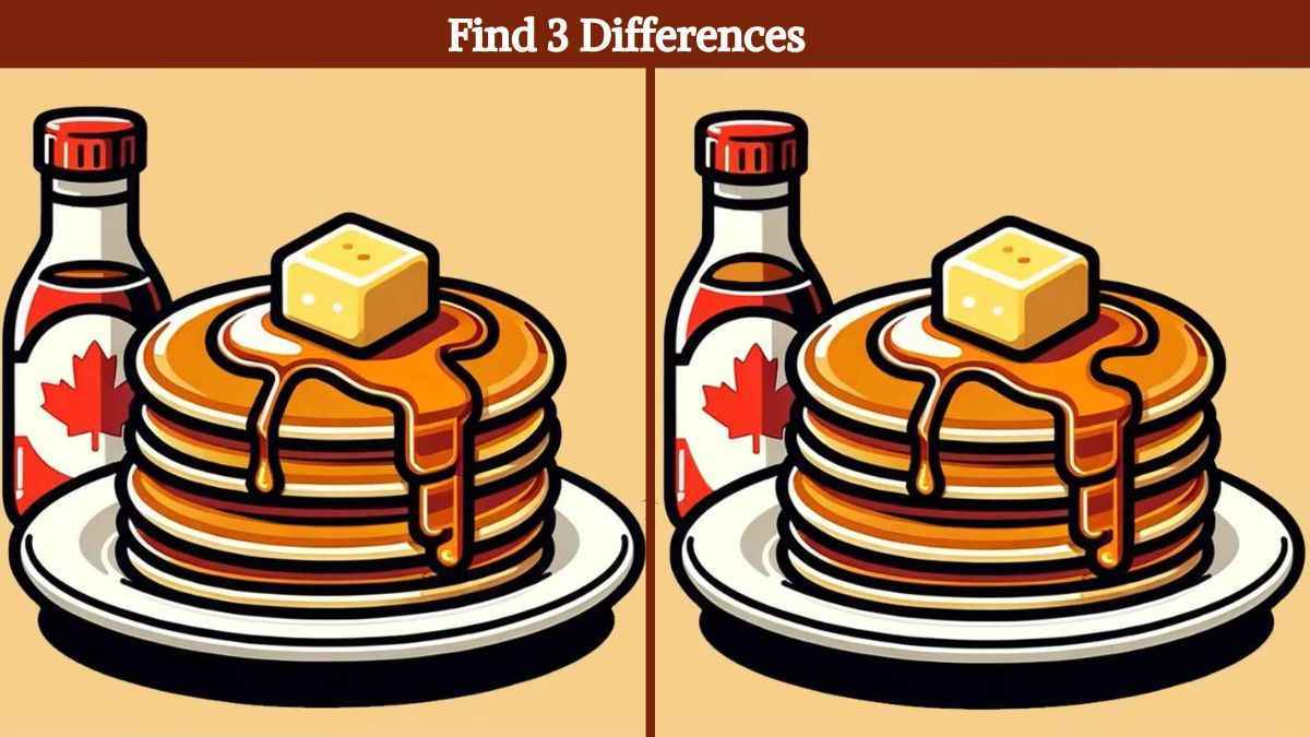 Τεστ παρατηρητικότητας, διαφορές, pancakes