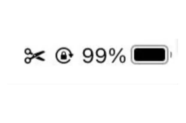 iPhone εικονίδιο ψαλίδι