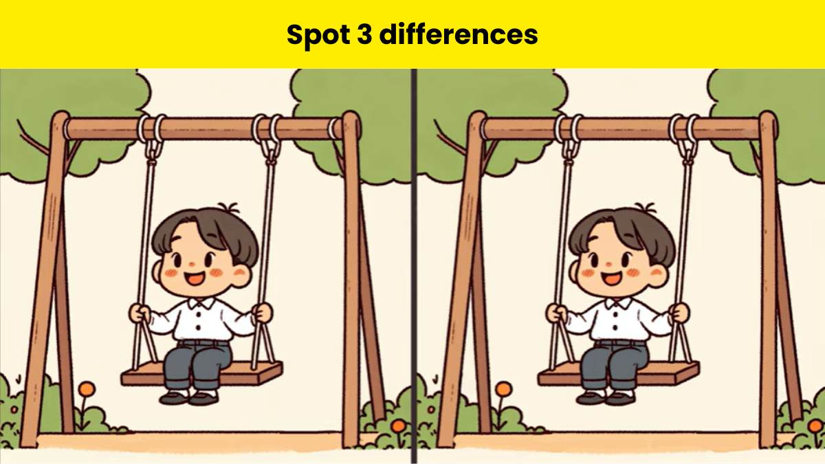 Τεστ παρατηρητικότητας, διαφορές, αγόρι, κούνια