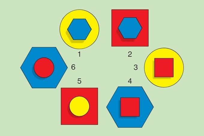Τεστ IQ σχήματα χρώματα