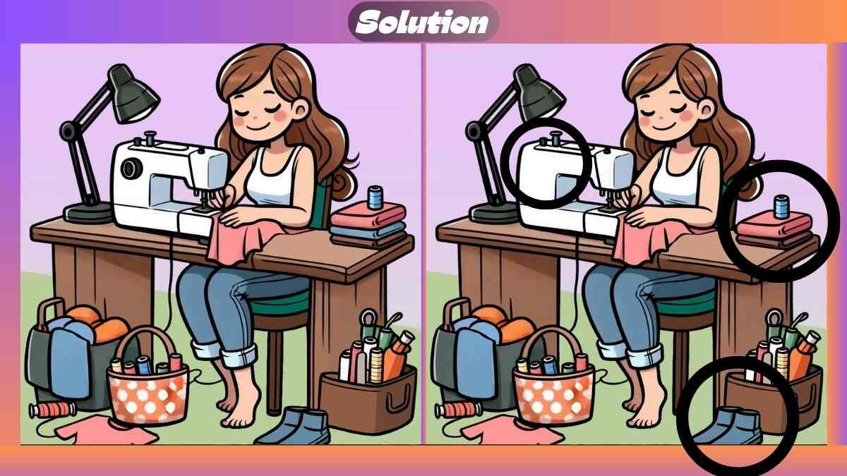 Τεστ παρατηρητικότητας, διαφορές γυναίκα λύση