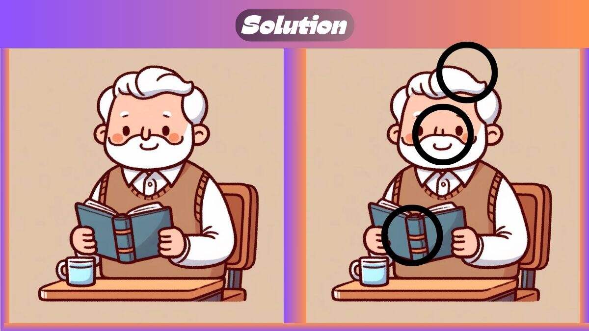 Τεστ παρατηρητικότητας, διαφορές, ηλικιωμένος λύση