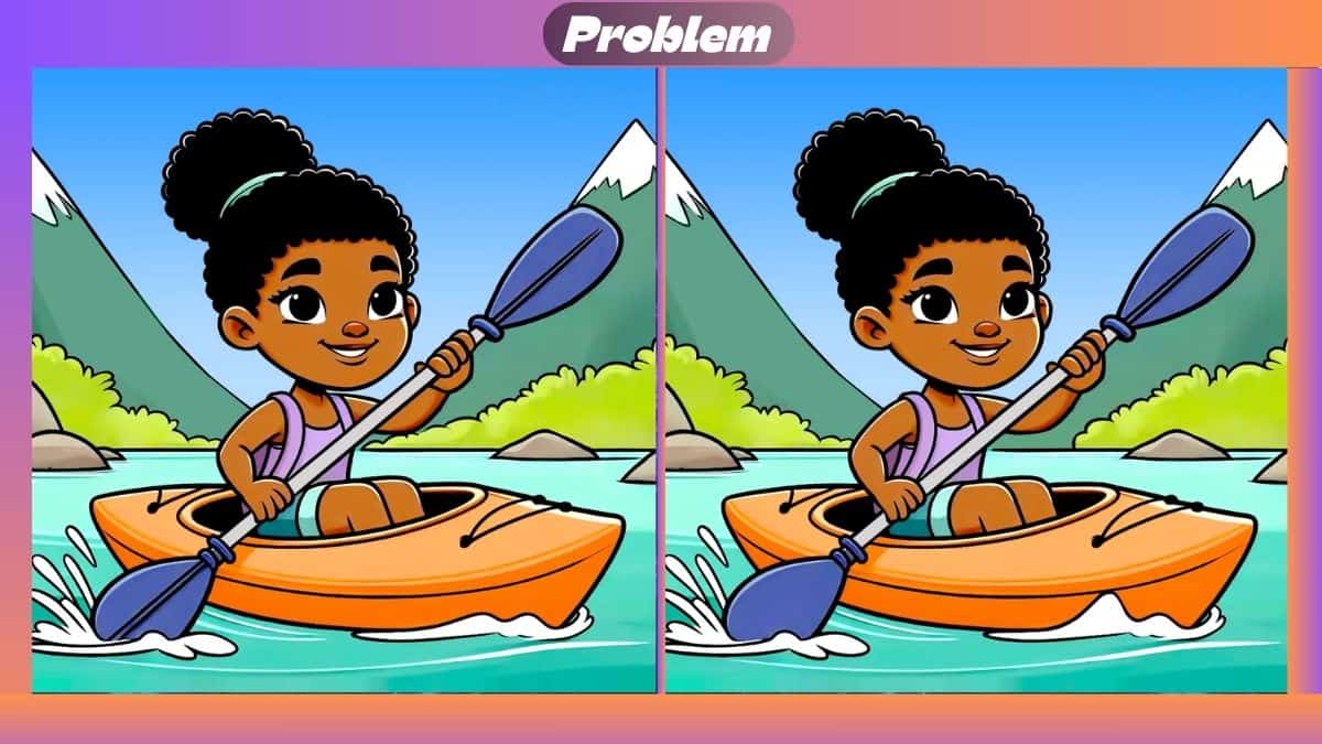 Τεστ παρατηρητικότητας, διαφορές, κοπέλα, κανόε καγιάκ