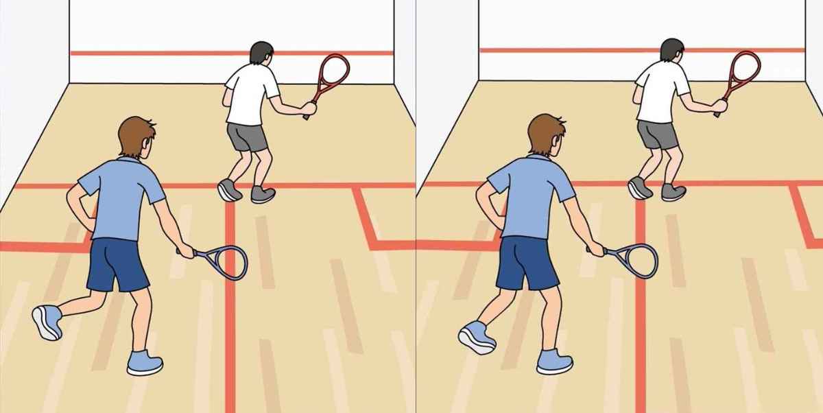 Τεστ παρατηρητικότητας, διαφορές, squash 