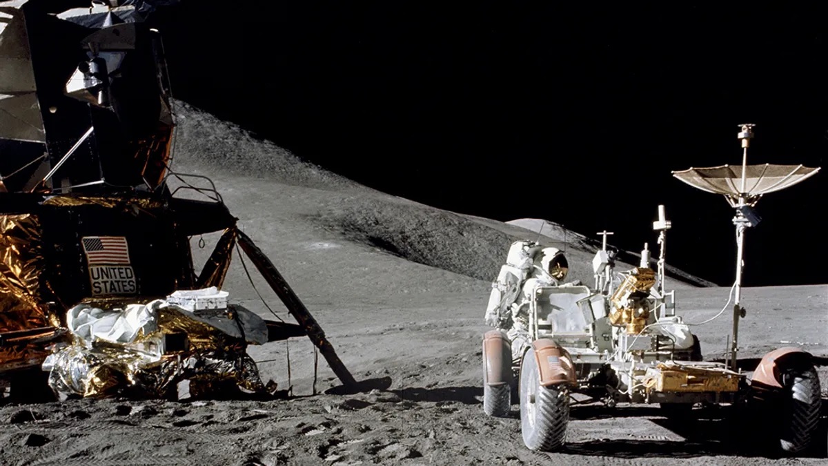 Lunar Roving Vehicle Moon