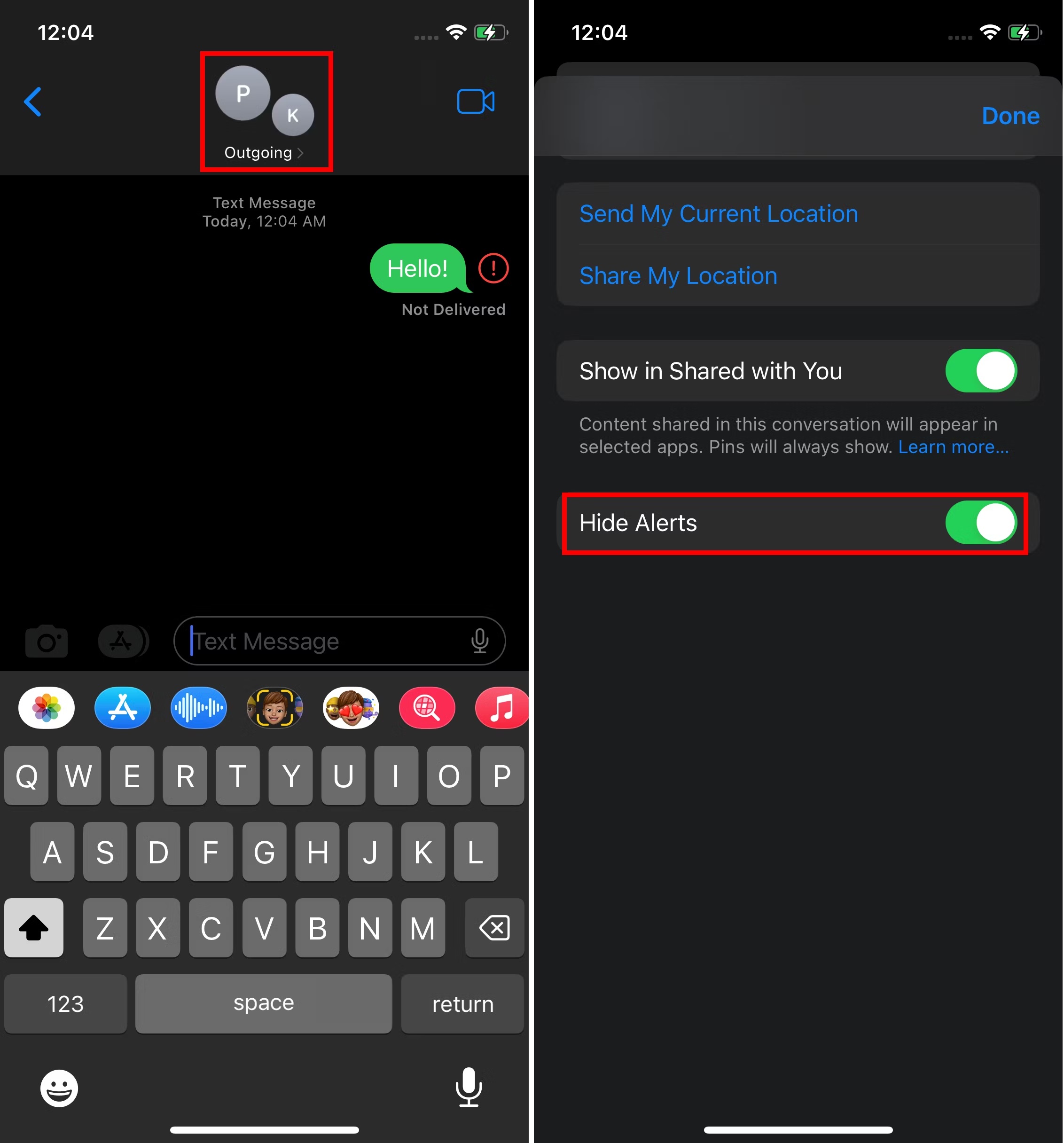 iPhone σίγαση ομαδικής συνομιλίες