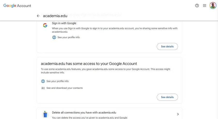 Λογαριασμοί Google εύρεση