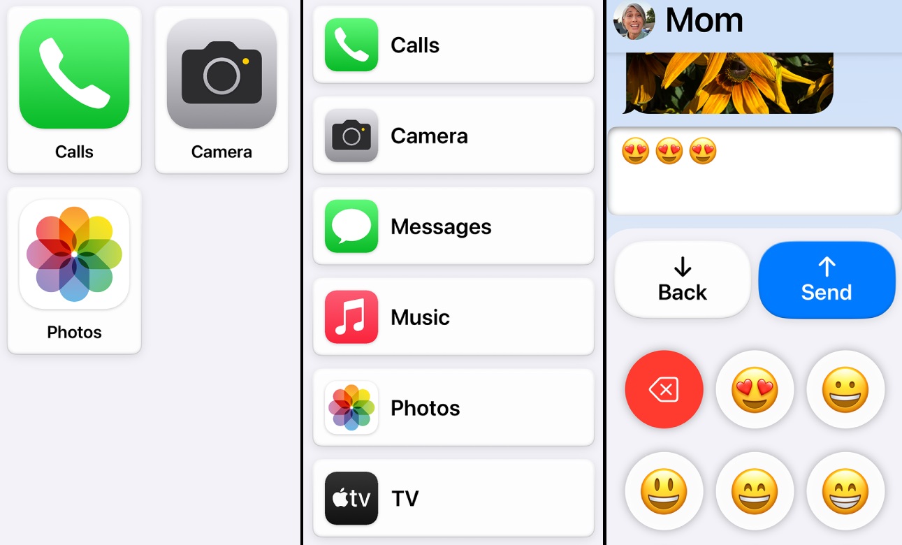 Assistive Access iPhone