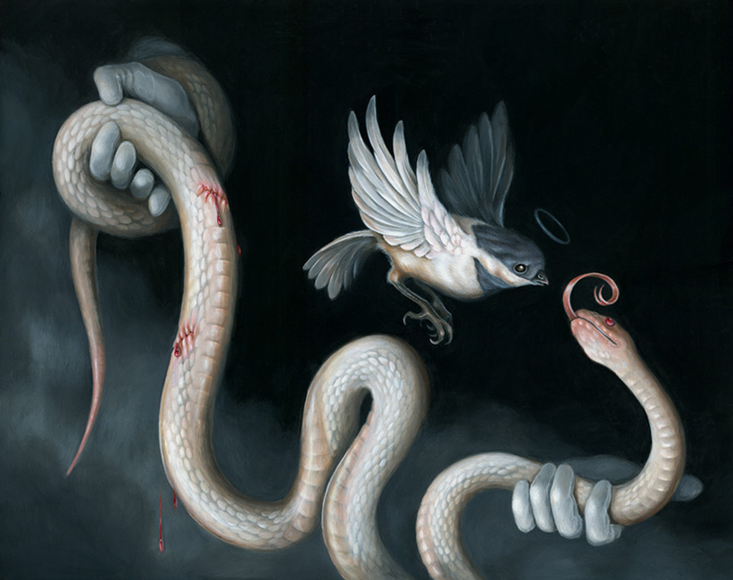 Τεστ προσωπικότητας, οπτική ψευδαίσθηση, φίδι, πουλί, χέρια