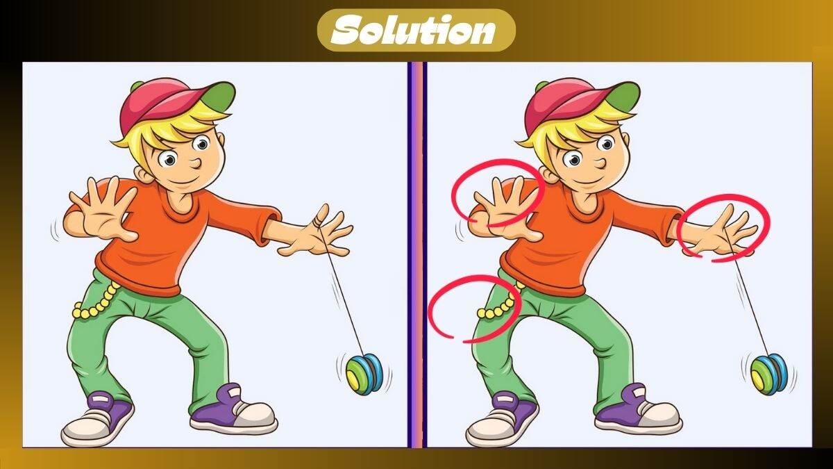 Τεστ παρατηρητικότητας διαφορές Γιο Γιο λύση