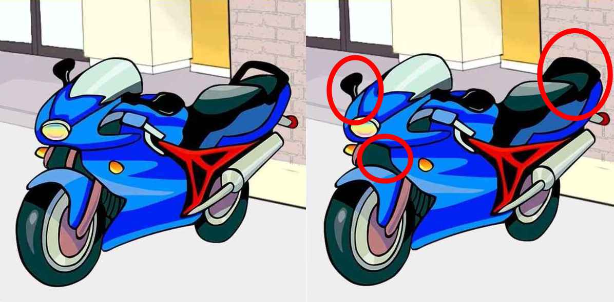 Τεστ παρατηρητικότητας, διαφορές, μηχανή λύση