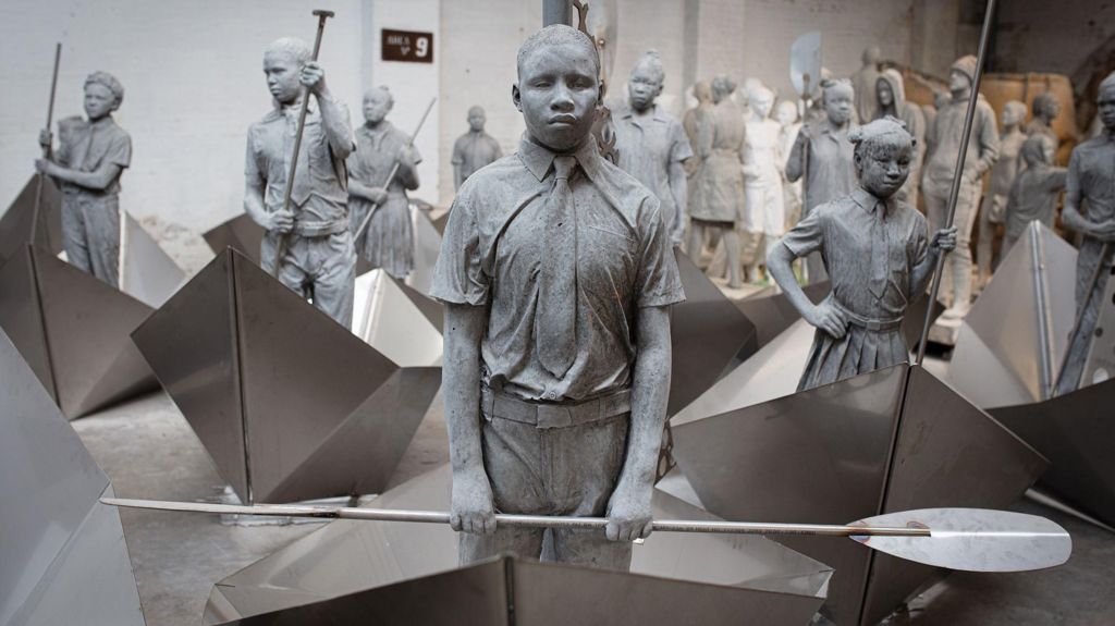 Jason deCaires Taylor, A World Adrift, Καραϊβική, γλυπτά 