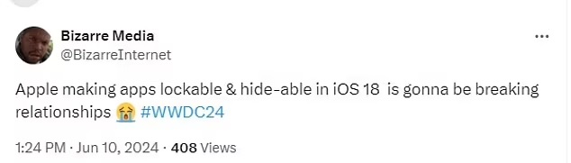 iOS 18 Apple iPhone social media