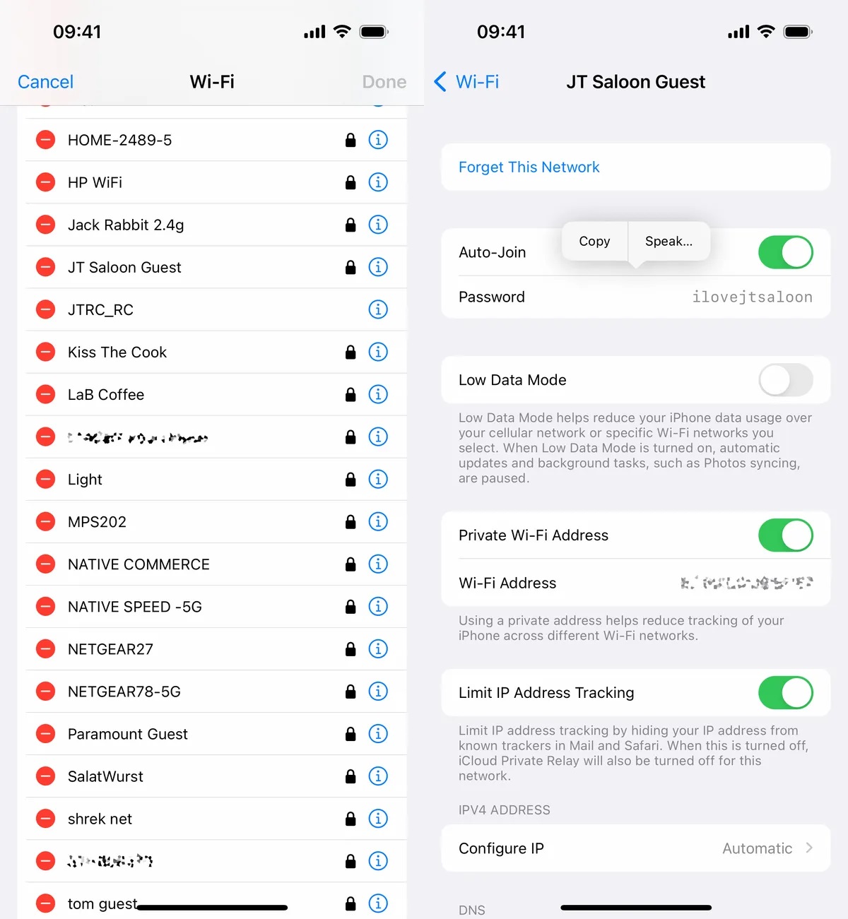 Apple iPhone Wi-Fi κωδικός πρόσβασης