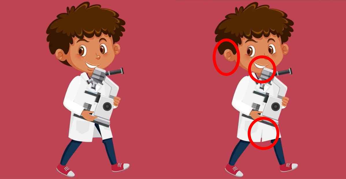 Τεστ παρατηρητικότητας, διαφορές επιστήμονας λύση