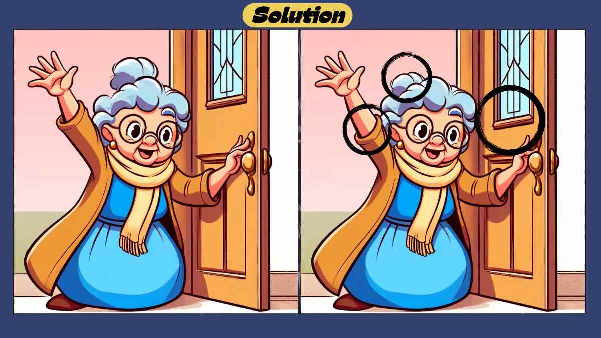 Τεστ παρατηρητικότητας, διαφορές γιαγιά