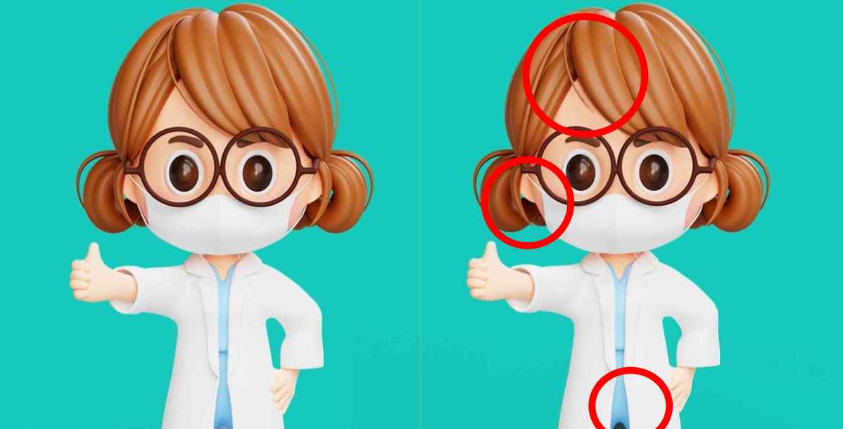 Τεστ παρατηρητικότητας, διαφορές, νοσοκόμα λύση