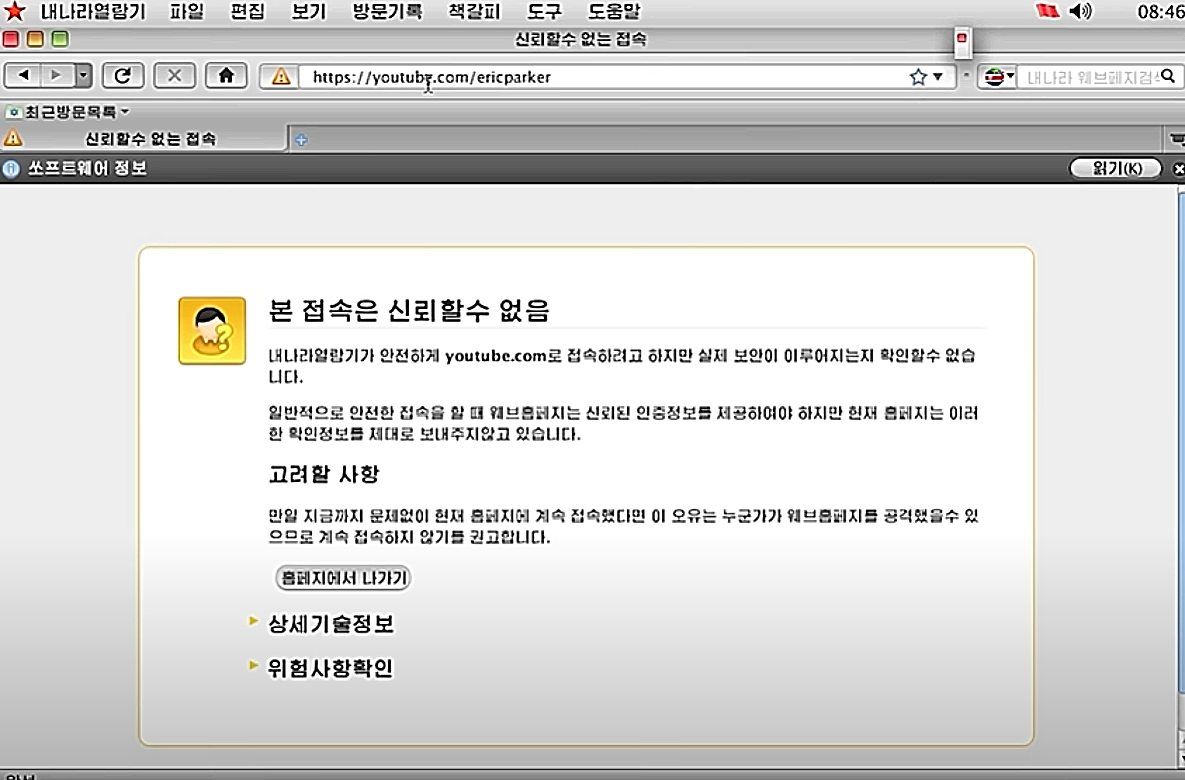 Βόρεια Κορέα, πρόγραμμα περιήγησης
