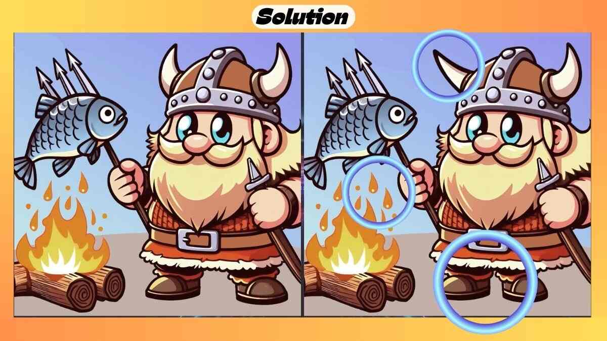 Τεστ παρατηρητικότητας, διαφορές, Βίκινγκ