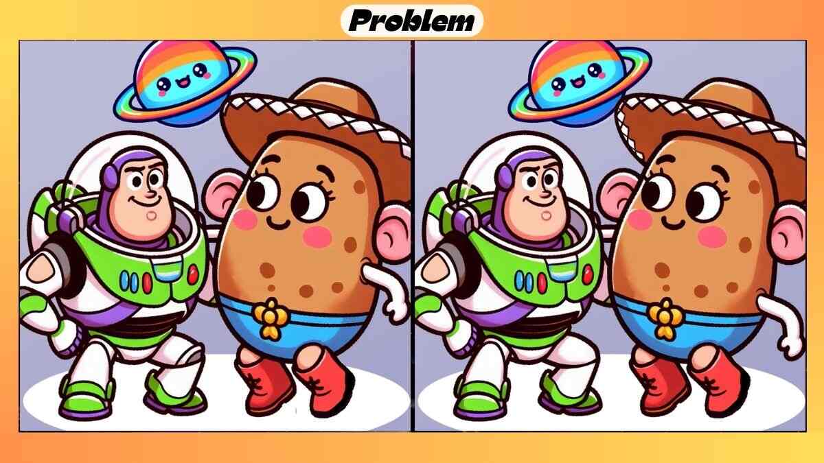 Τεστ παρατηρητικότητας, διαφορές, Buzz Lightyear