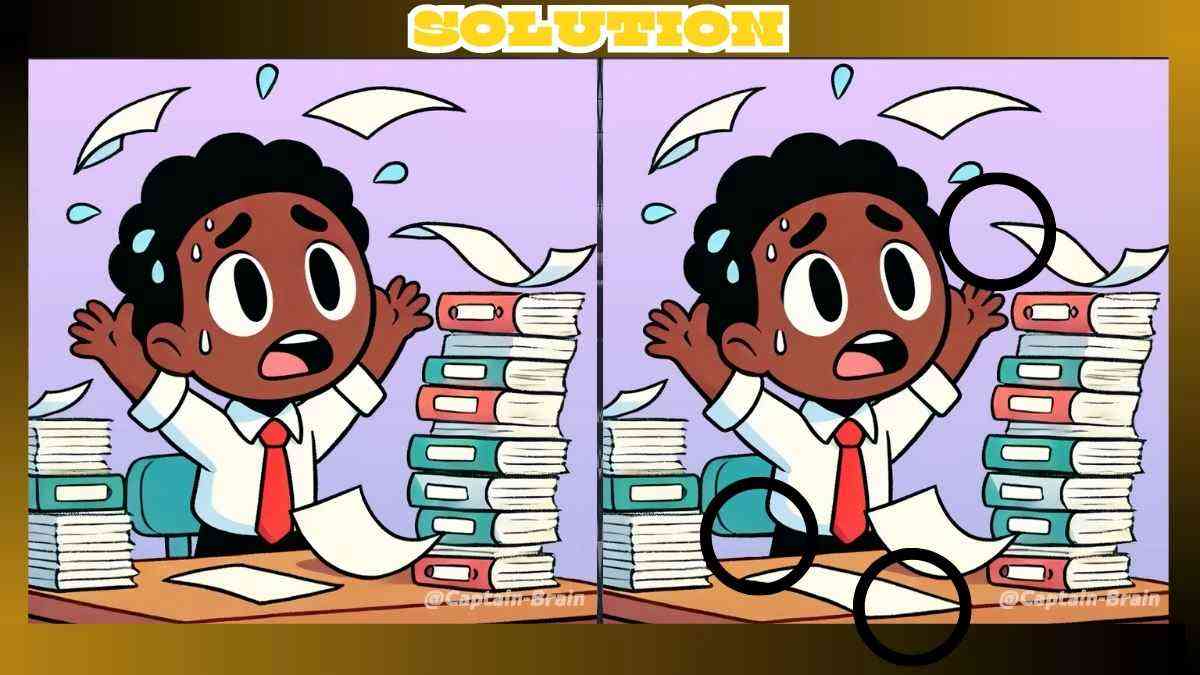 Τεστ παρατηρητικότητας, διαφορές, εργαζόμενος