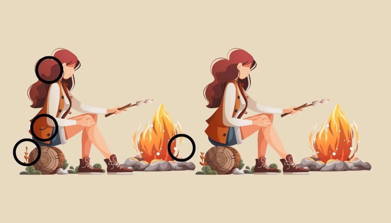 Τεστ παρατηρητικότητας διαφορές κοπέλα λύση