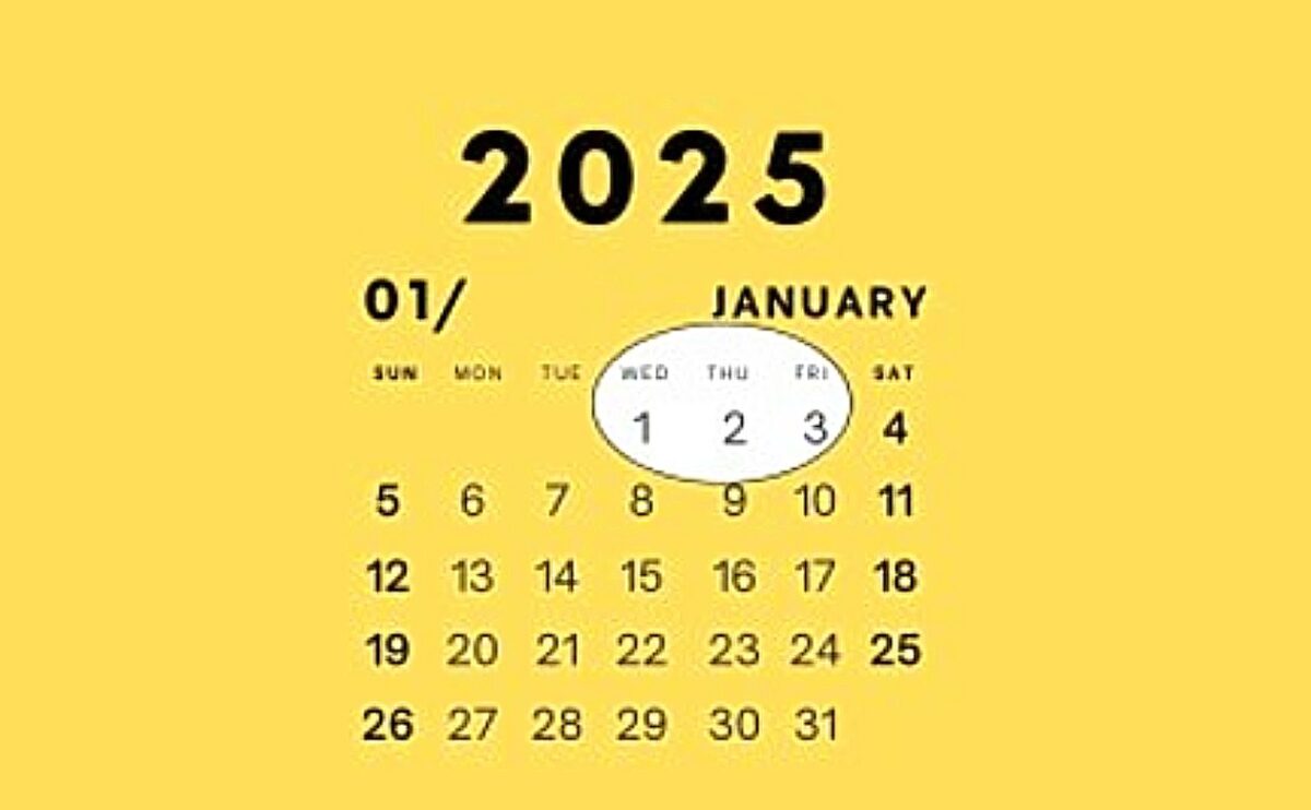 ημερολόγιο 2025