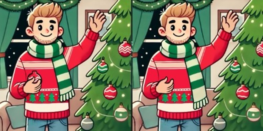 Τεστ παρατηρητικότητας, διαφορές, άνδρα