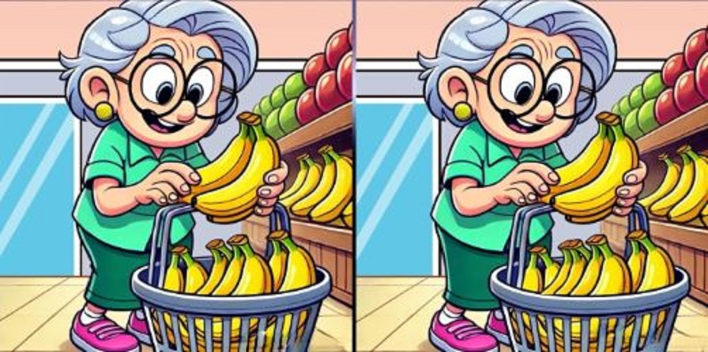 Τεστ παρατηρητικότητας, διαφορές, γιαγιά