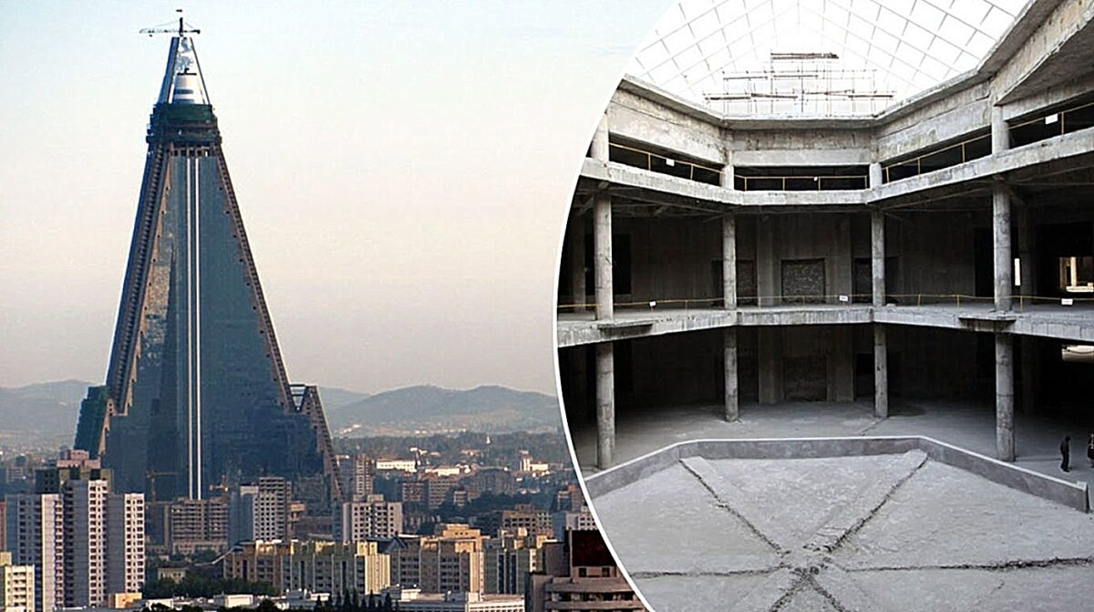Ryugyong Hotel, Ξενοδοχείο καταστροφής, ξενοδοχείο φάντασμα
