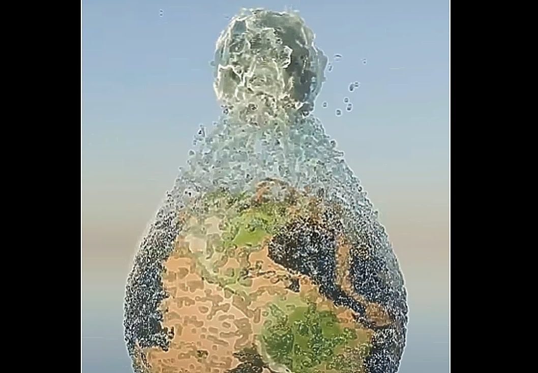 Γη, Σελήνη, νερό