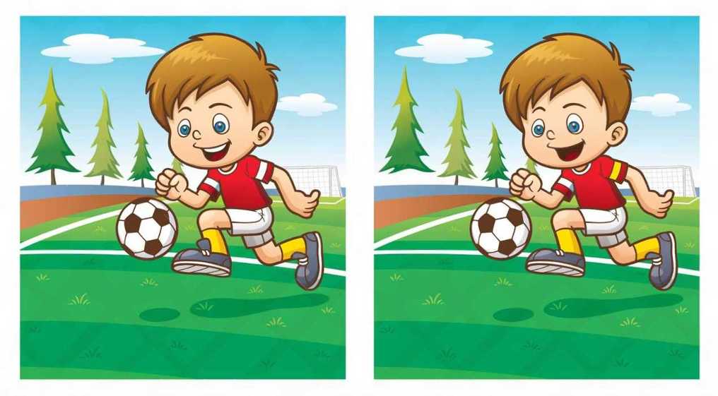 Τεστ παρατηρητικότητας, διαφορές, αγόρι, ποδόσφαιρο
