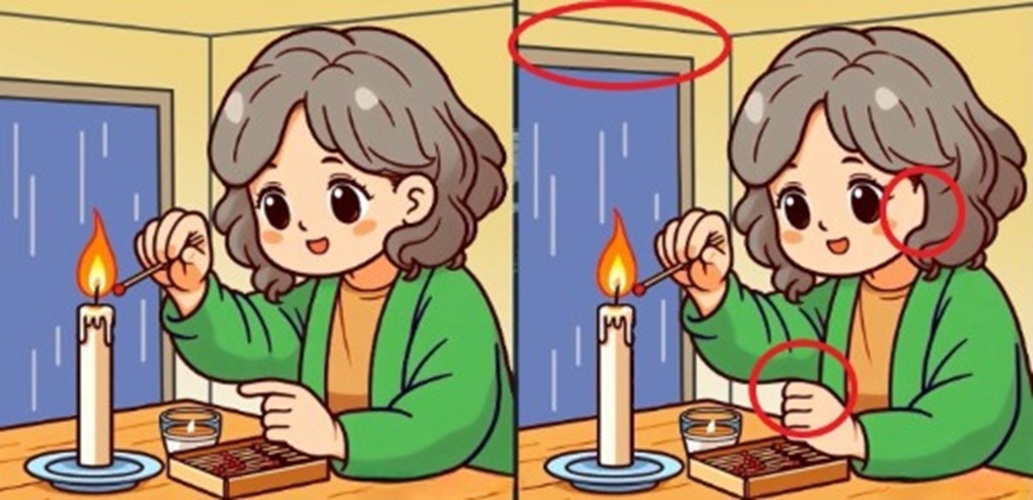 Τεστ παρατηρητικότητας, διαφορές, κορίτσι