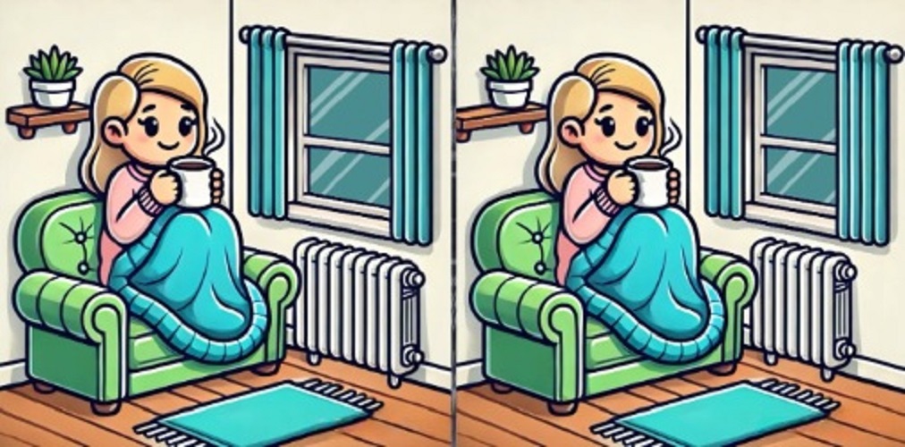 Τεστ παρατηρητικότητας, διαφορές, κορίτσι, καφές