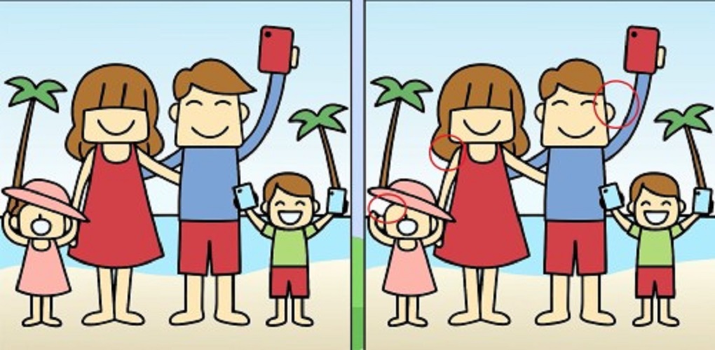 Τεστ παρατηρητικότητας, διαφορές, οικογένεια