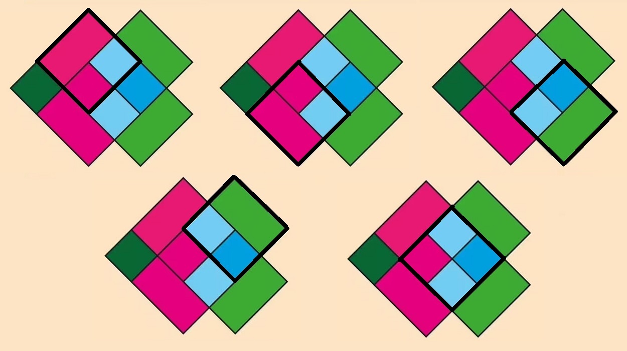 Τεστ IQ, τετράγωνα, λύση