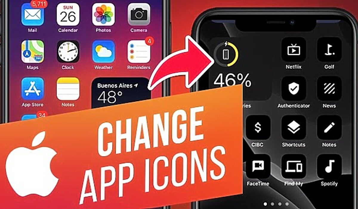 iPhone, εικονίδια