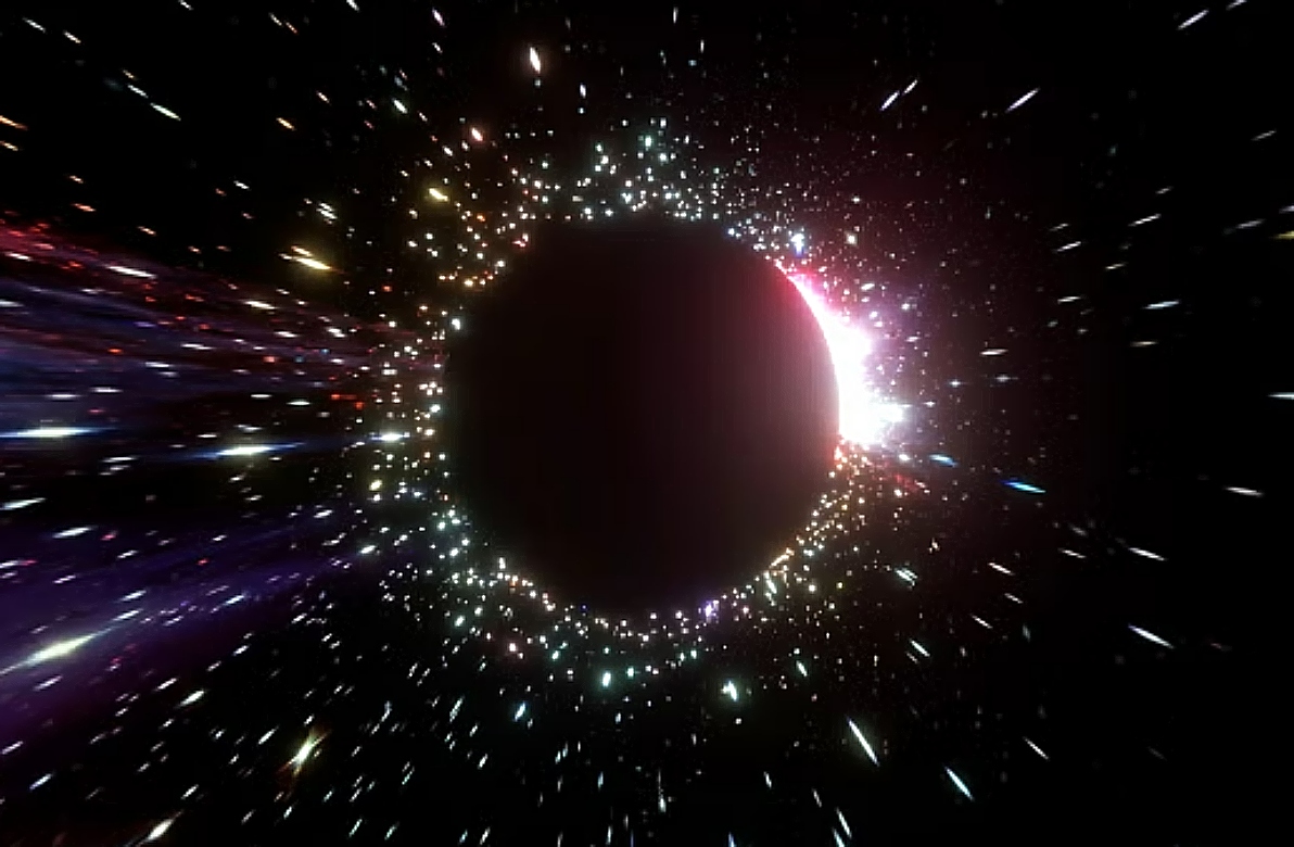 μαύρη τρύπα, σύμπαν