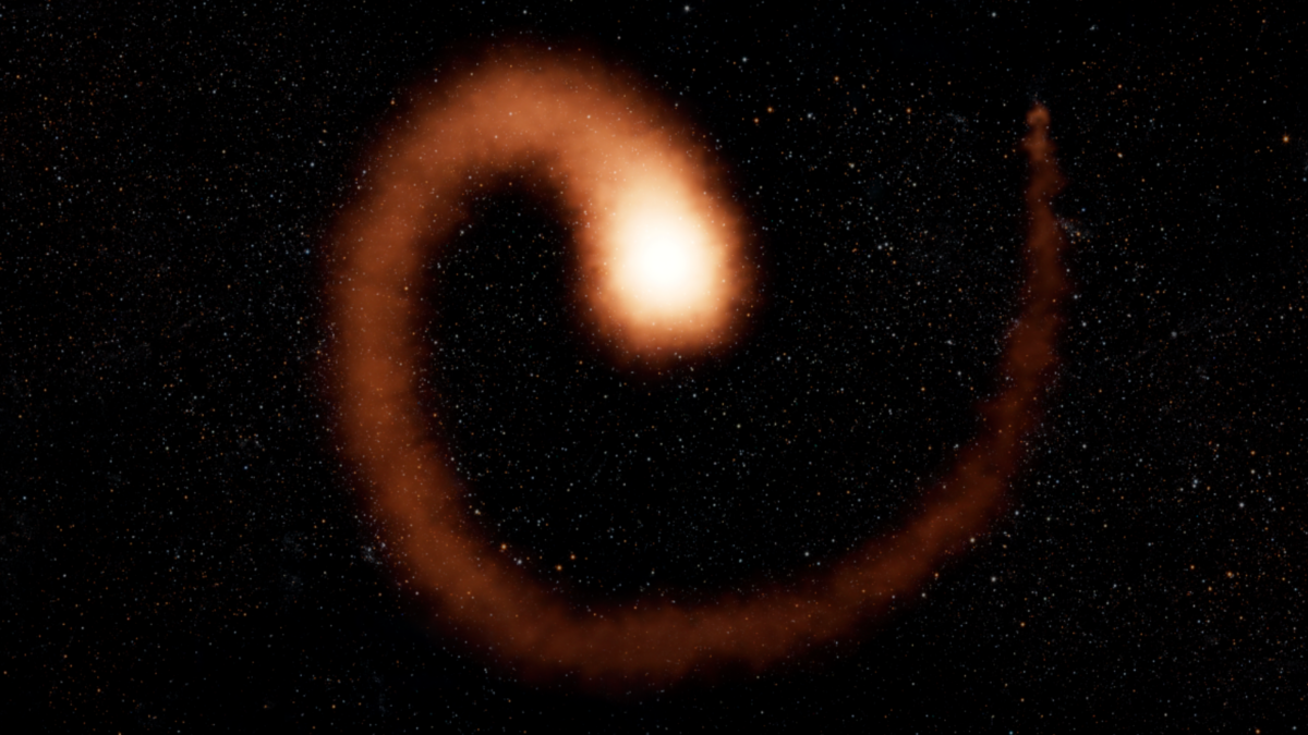 «Άστρου του Θανάτου» cosmic pinwheel