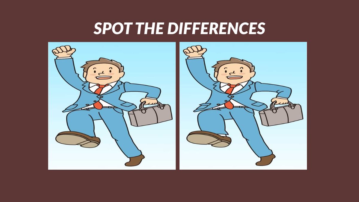 Τεστ παρατηρητικότητας, διαφορές, άνδρας