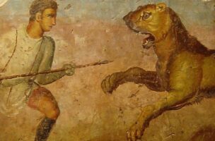Ανακαλύφθηκαν τα οστά Ρωμαίου μονομάχου που είχαν σημάδια από… δάγκωμα λιονταριού