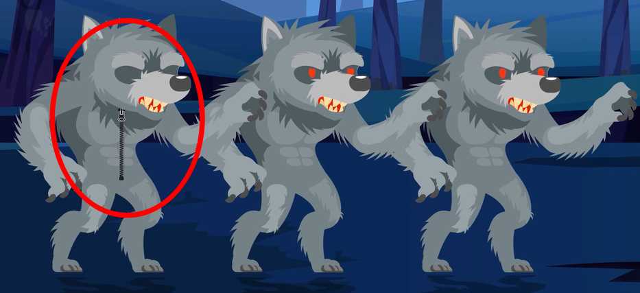 σπαζοκεφαλιά, λυκάνθρωπος