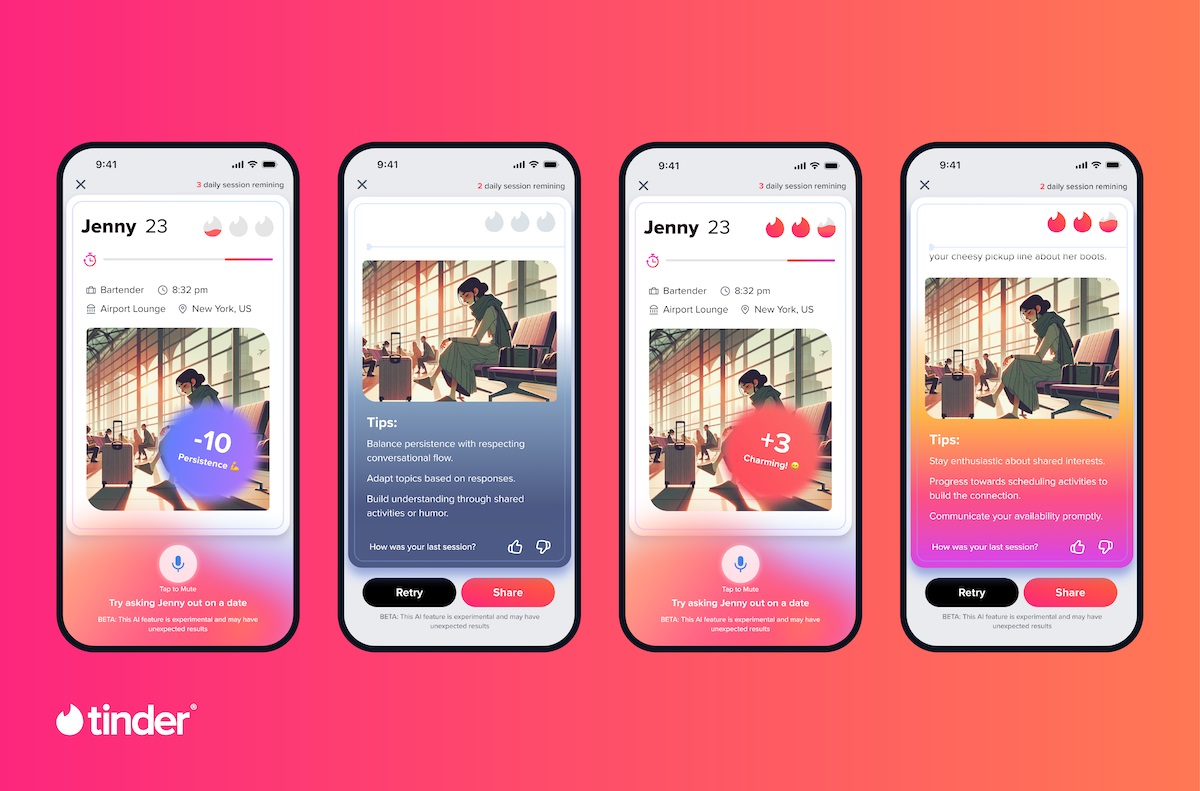 Tinder παιχνίδι τεχνητής νοημοσύνης