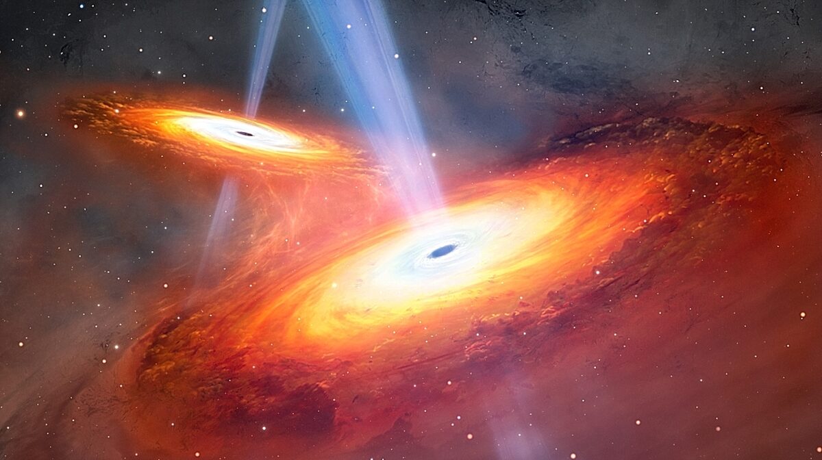 κβάζαρ, βαρυτικά κύμματα