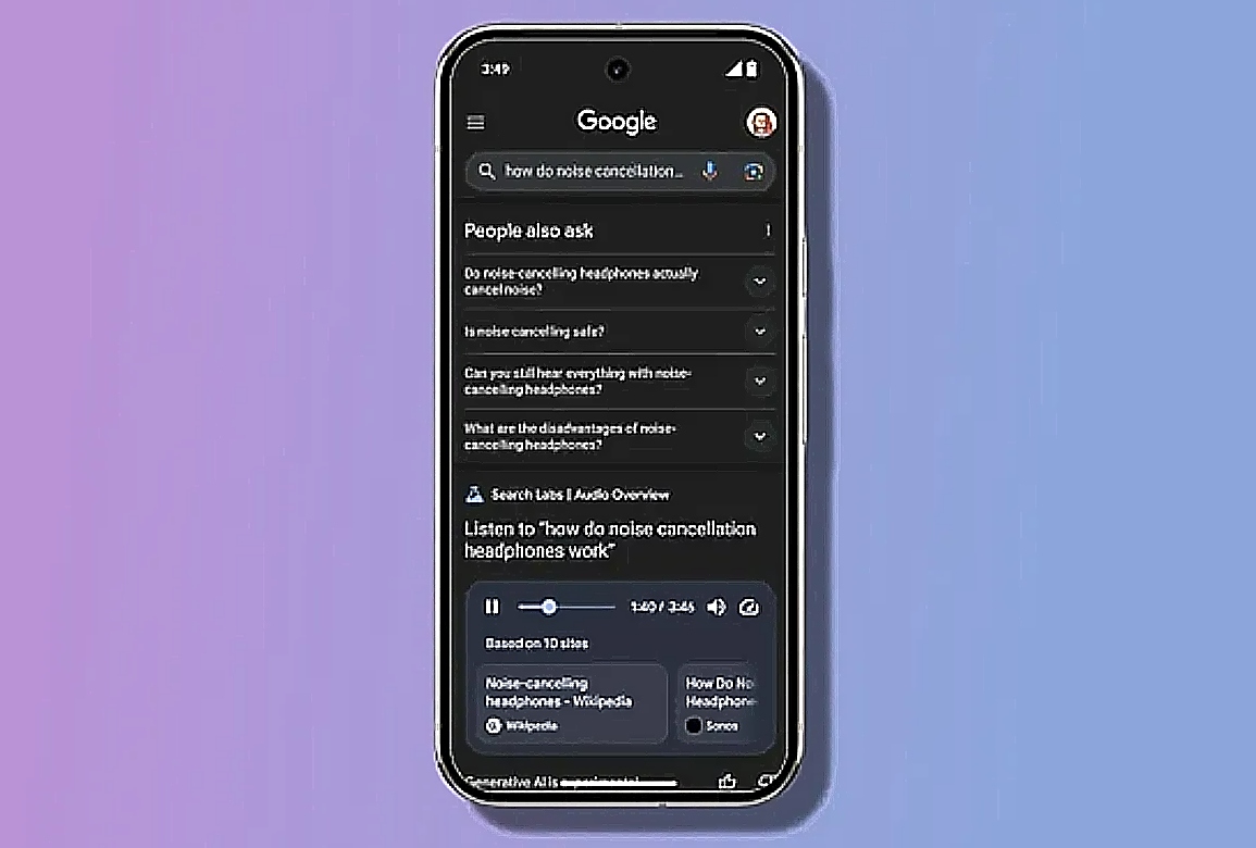 Google Audio Overviews